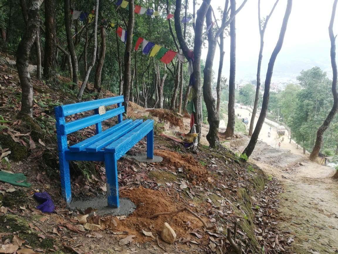 Recycled Plastics Meet Public Spaces: Signage and Benches in Budhanilkantha