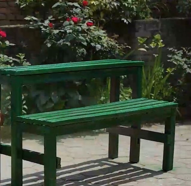 Urban Comfort, Sustainably Crafted: 12 Benches Installed in Kupondole